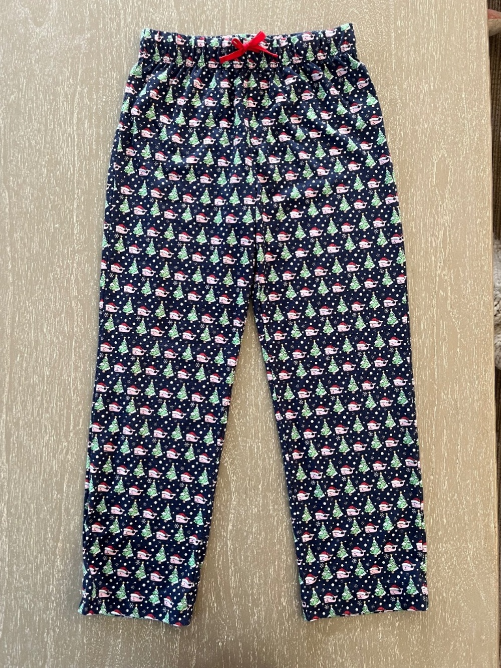 Vineyard Vines Boys Christmas Whale Lounge pants Size M (12-14)